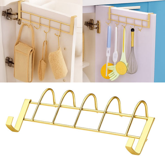 Golden Cabinet & Door Hanger – Space-Saving Hook