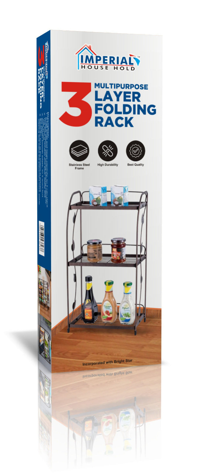 Kitchen Storage Rack – Multi-Layer Organizer for Home & Kitchen