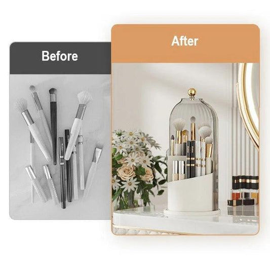 Acrylic Makeup Brush Organizer - Stylish Holder for Your Beauty Tools