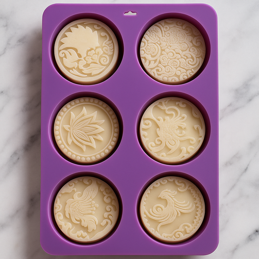 Silicone Biscuit Mold for Chocolate, Jelly, Kunafah & Soap