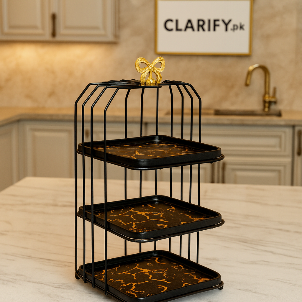 Elegant Ceramic Dessert Stand – Cake & Snack Holder