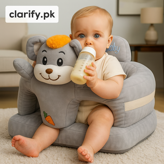 Grey Mouse 360° Baby Support Sofa Seat