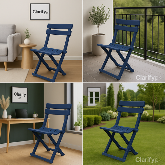 Foldable Plastic Chair – Strong & Portable Chair
