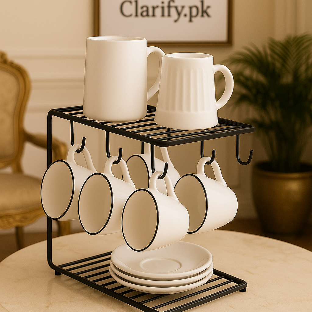 Coffee Cup Stand – Metal Mug Holder