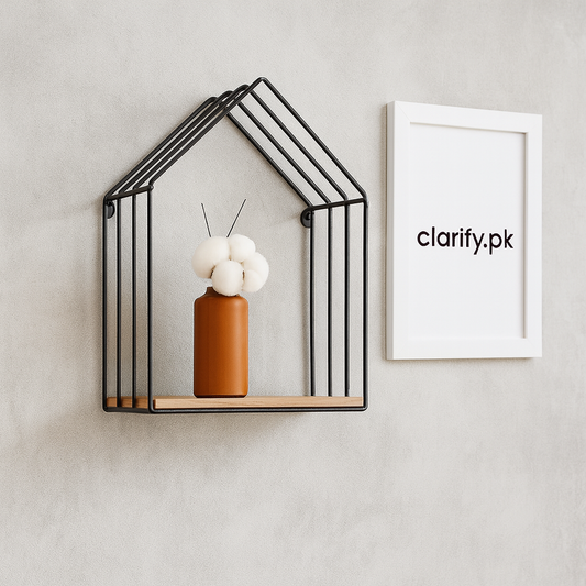 Hut Style Wall Shelf – Modern Decorative Organizer