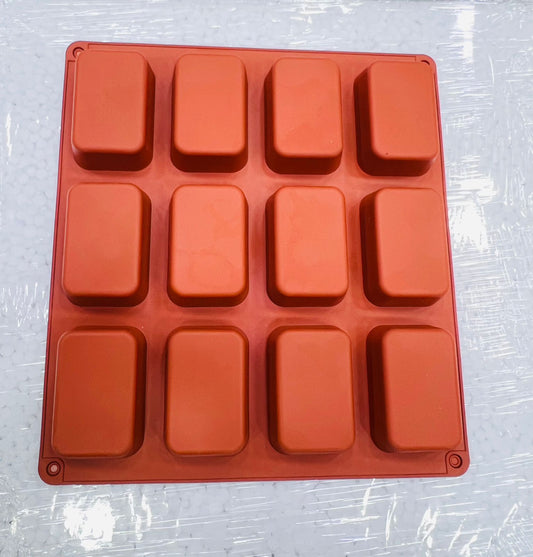 Silicone Rectangle Bar Mold – Chocolate, Jelly & Soap