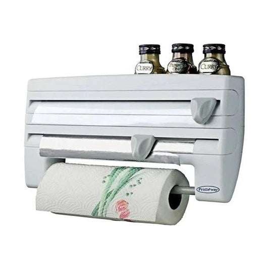 4in1 Paper Dispenser for Multi-Function Use - Towel, Napkin, Tissue, and Wrap Holder