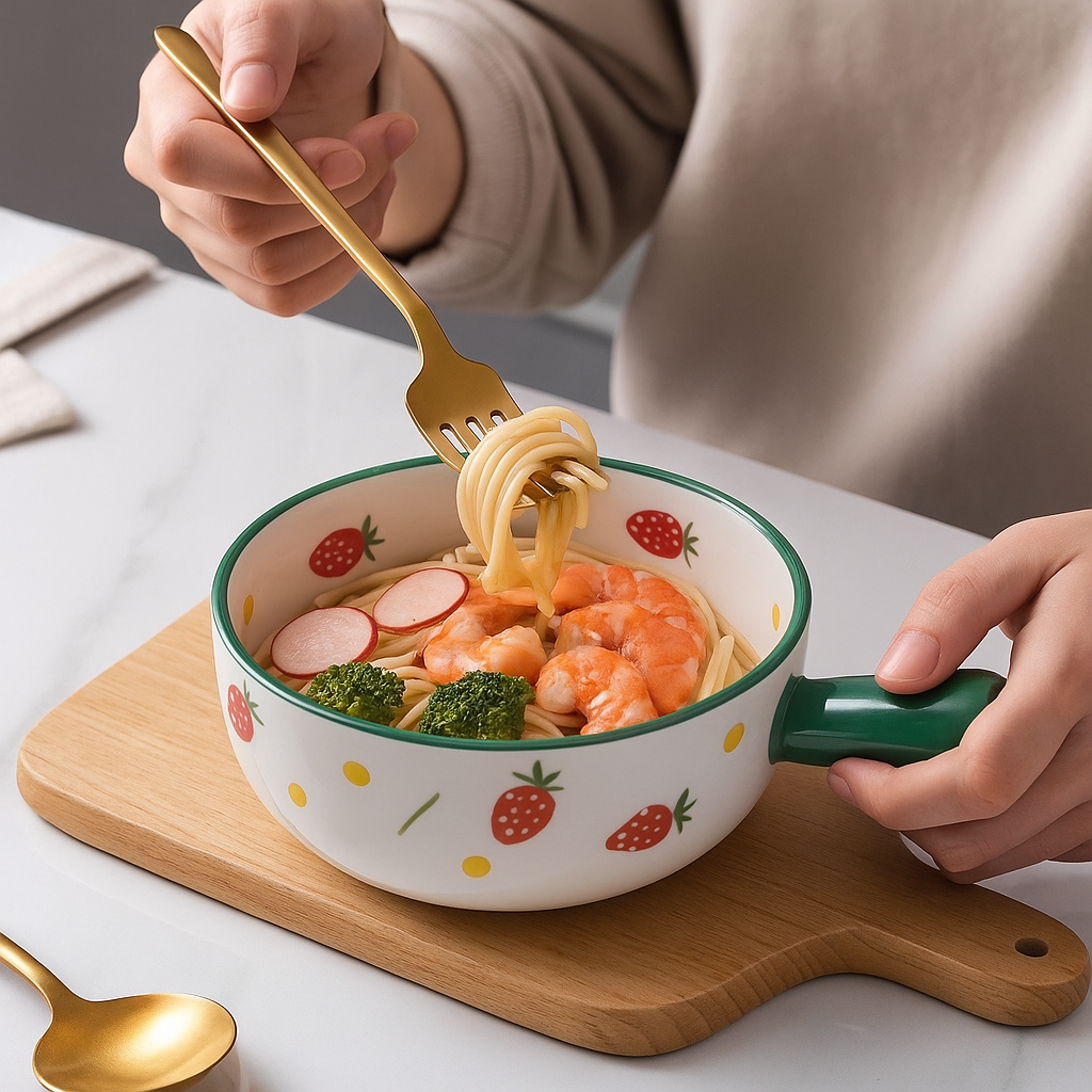 Premium Ceramic Bowl – Durable Dining Bowl with Box Packing