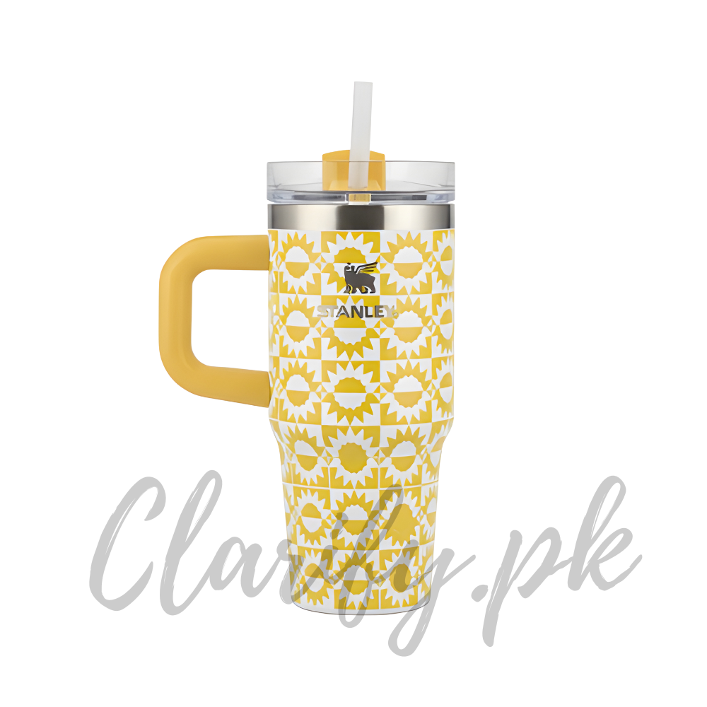 Stanley Style Insulated Tumbler – Yellow Edition