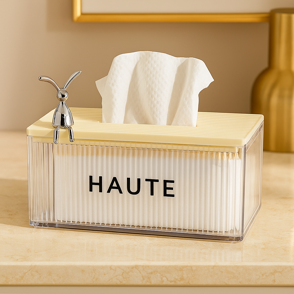 Haute Tissue Box – Stylish Modern Tissue Holder for Home & Office