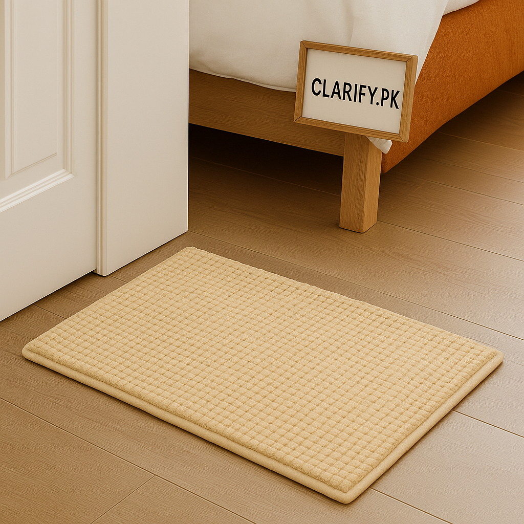 Absorbent Bathroom Mat – Quick-Dry Non-Slip Floor Rug