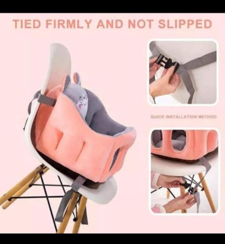 Premium Baby Support Seat – Pink Bunny