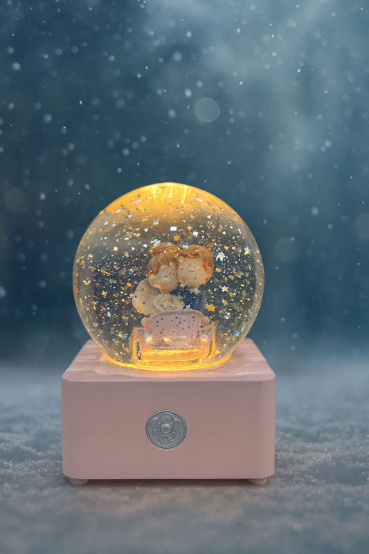 LED Rechargeable Snow Globe – Decorative Light & Gift Ornament