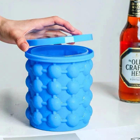 Silicone Ice Bucket for Parties and Events - Durable and Flexible Design