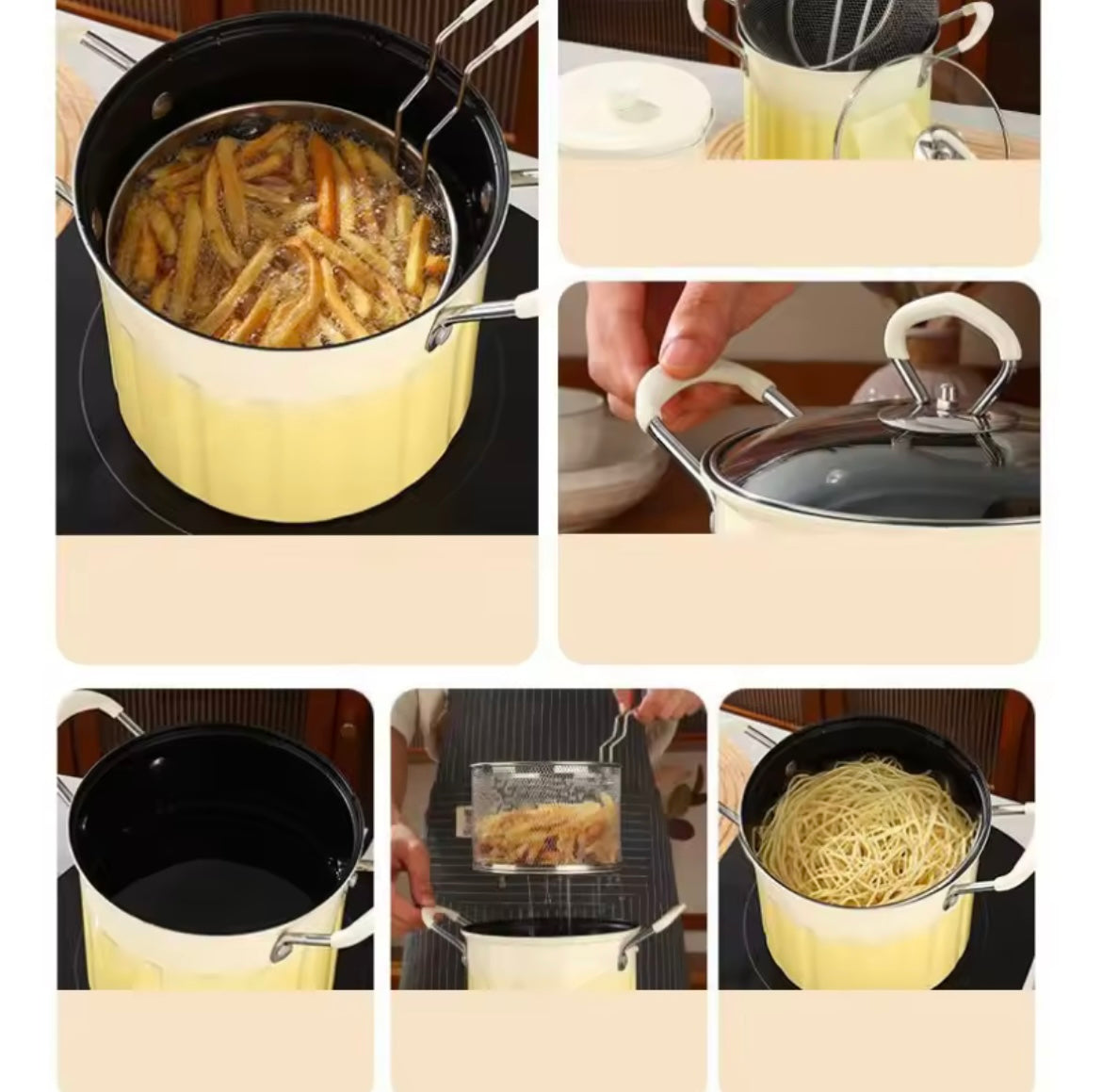3 Liter Deep Fryer for Home Kitchen Use