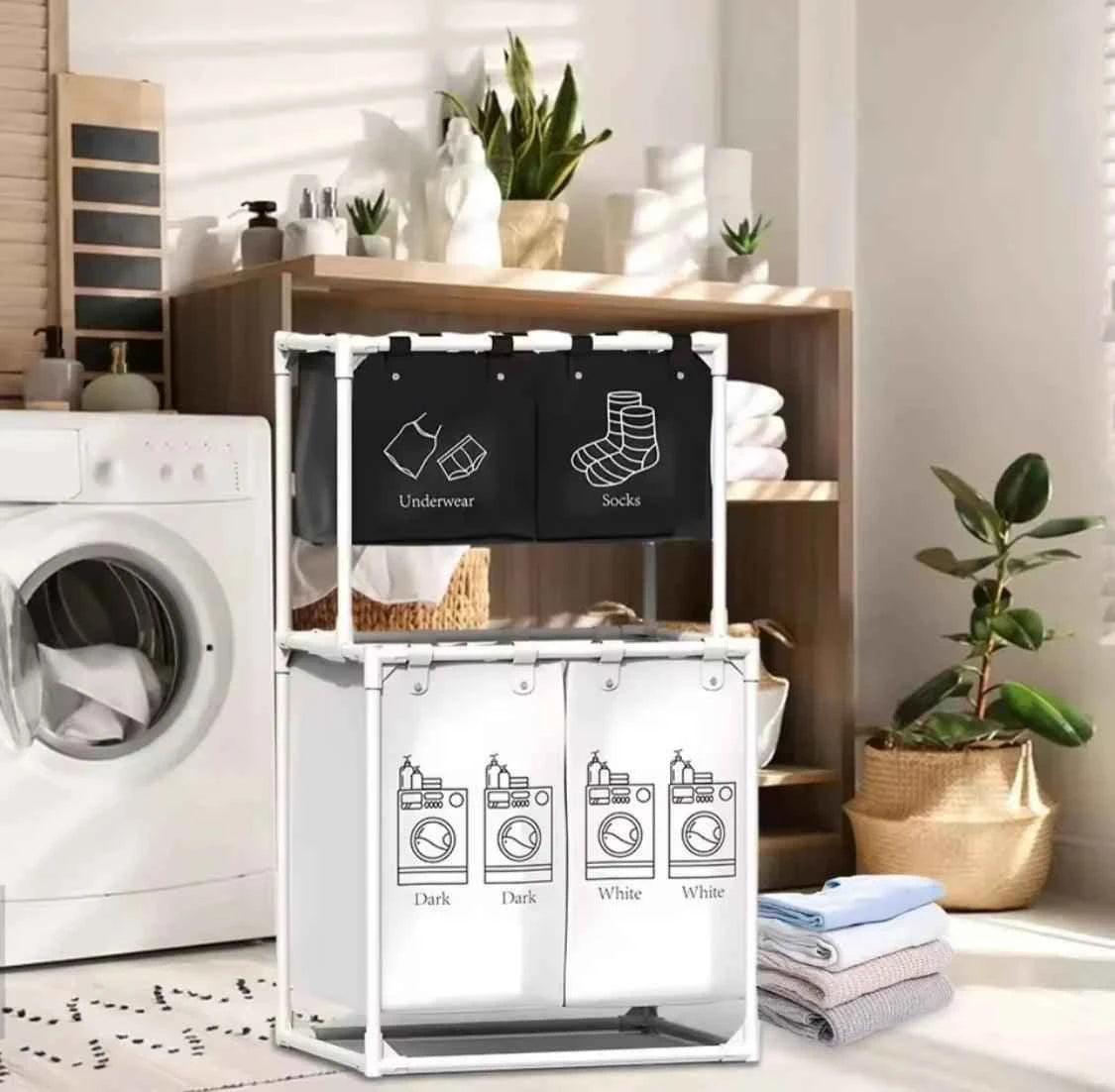 Large Multi Layer Capacity Clothes Hamper.