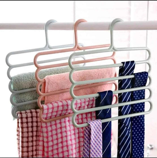 Multifunctional Hanger 5 layer Rack Organizer Each