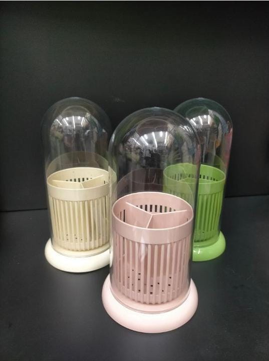 Spoon Holder with Acrylic Cover – Hygienic Kitchen Storage