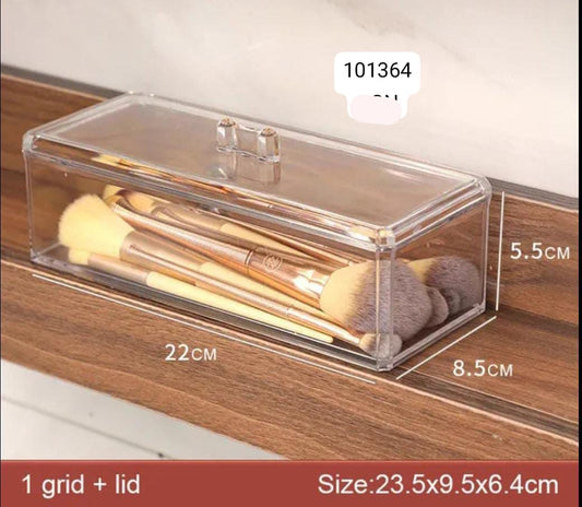 Acrylic Cosmetic Brush Holder – Makeup Organizer