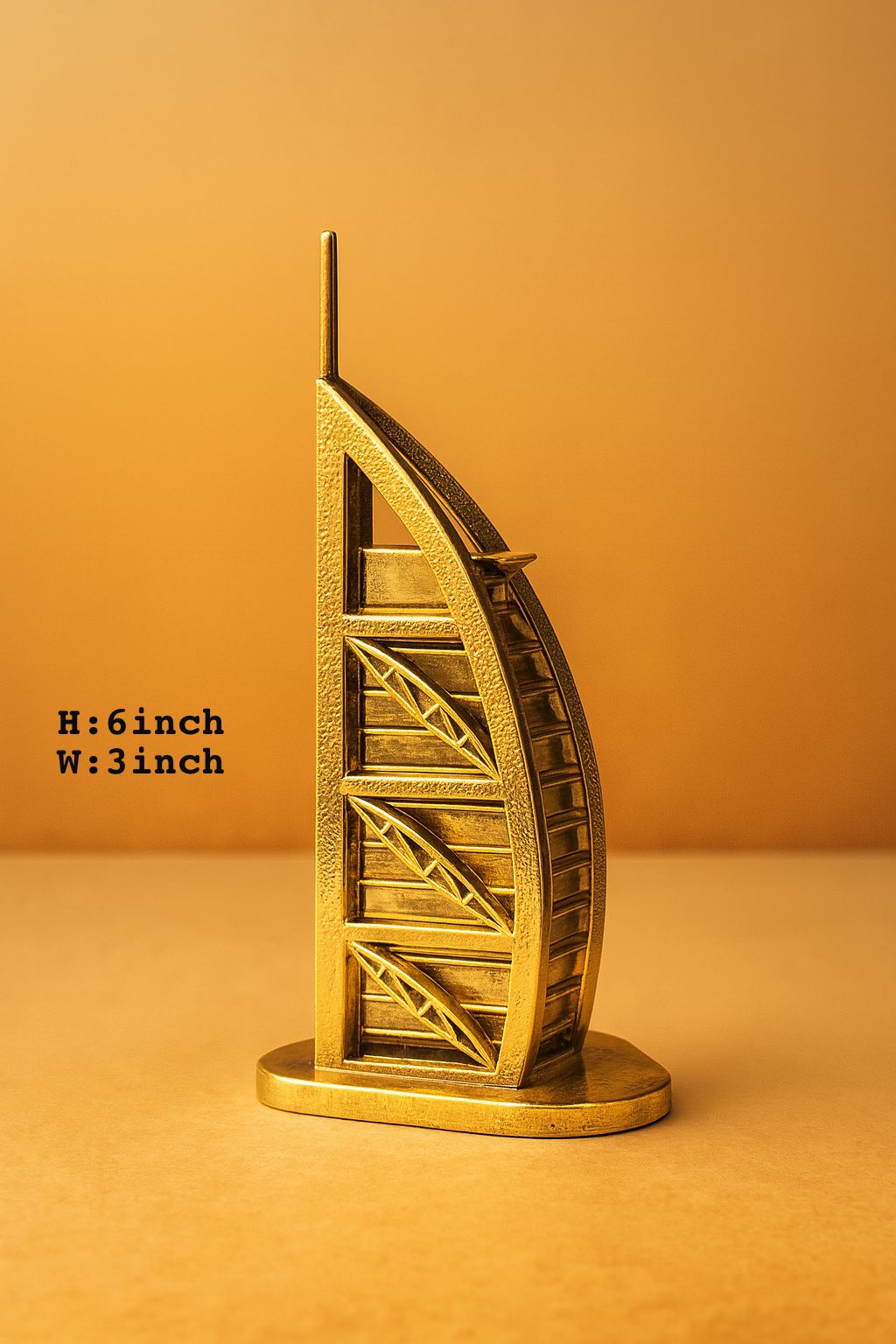 Metal Antique Dubai Tower Showpiece – Premium Décor