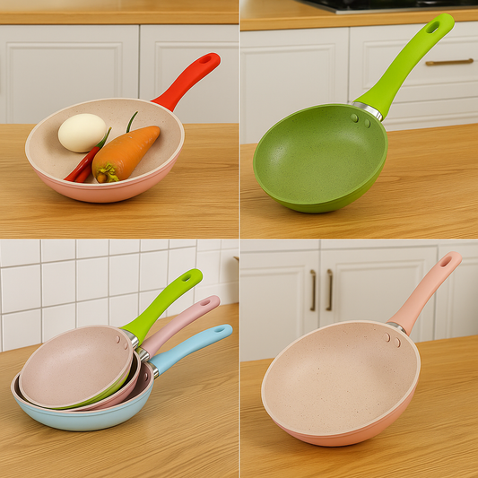 Colored Non-Stick Fry Pan – Durable Cooking Pan for Everyday Use