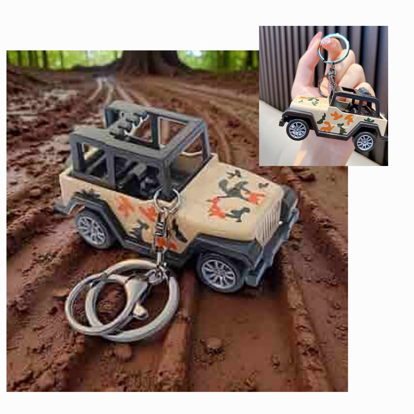 Metal Car Keychain – Durable & Stylish