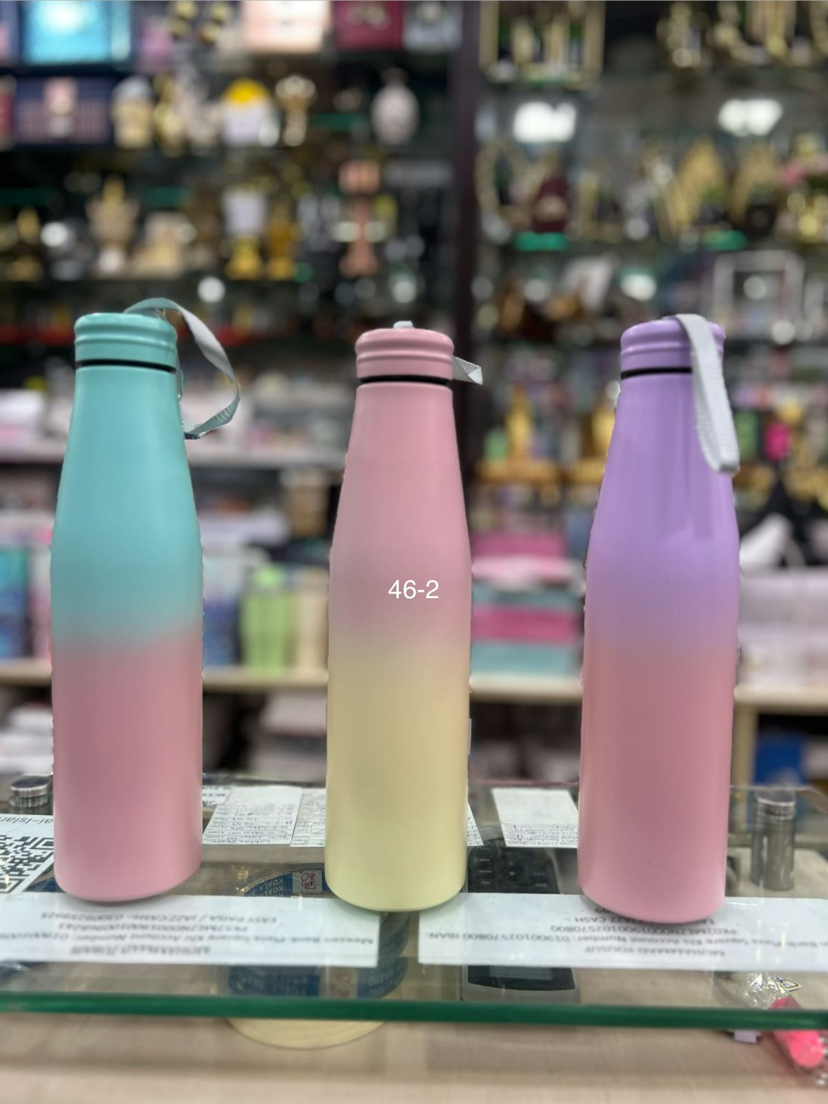 Trendy Gradient Flask – Reusable Sports Bottle (Random Color)