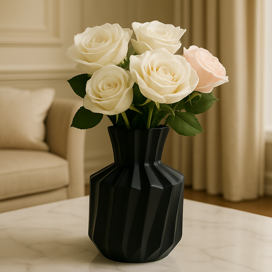 Elegant Floral Vase Centerpiece – Artificial Flower Décor