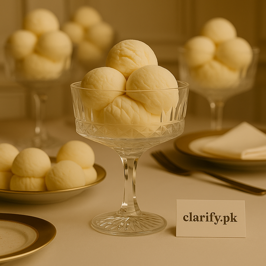 Elegant 6-Piece Crystal Glass Dessert Serving Set