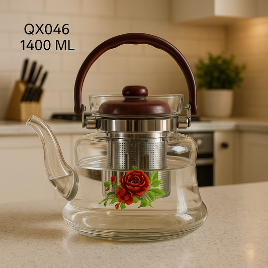 Luxury Glass Kettle – Heat Resistant Elegant Design