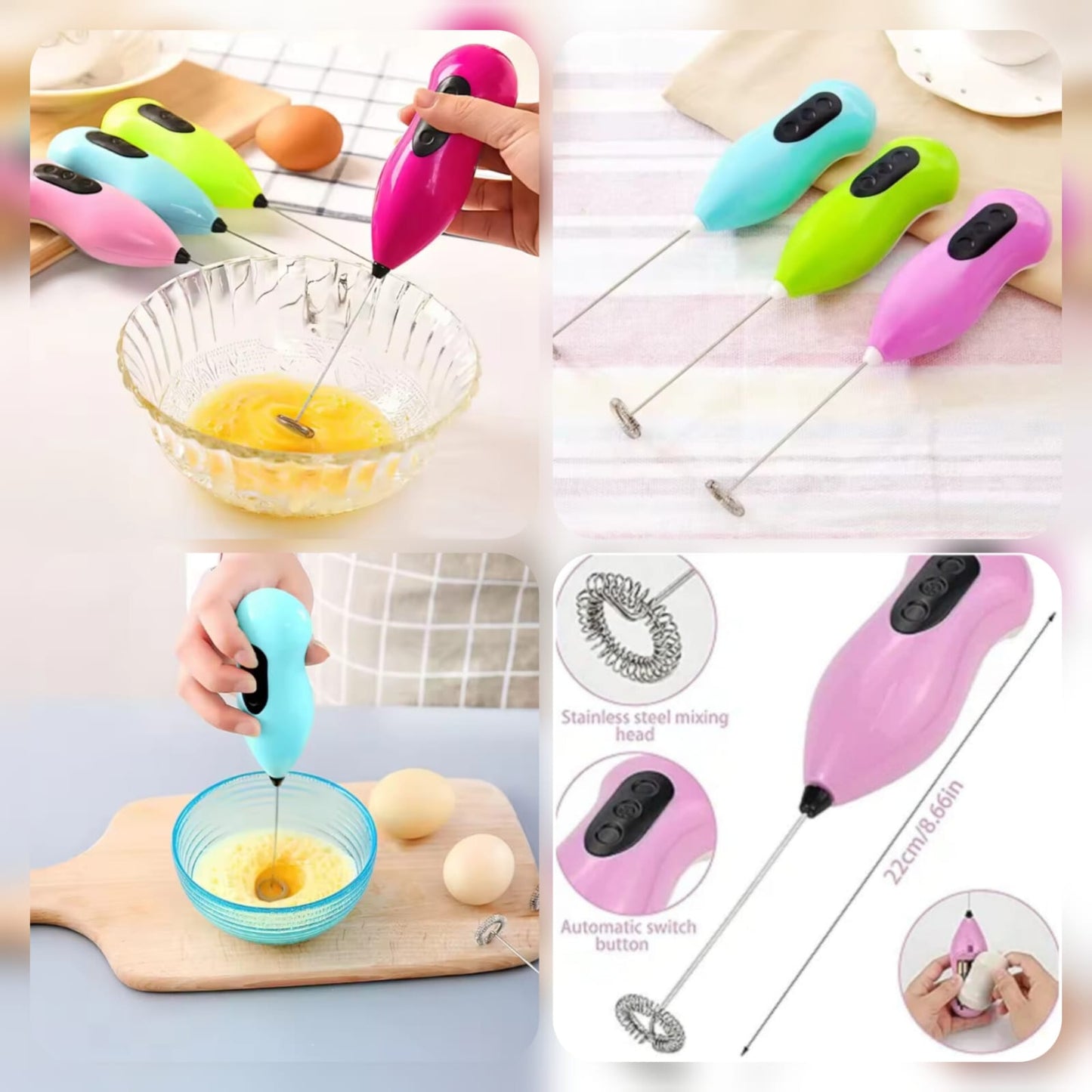 Coffee Beater – Handheld Milk Frother & Drink Mixer