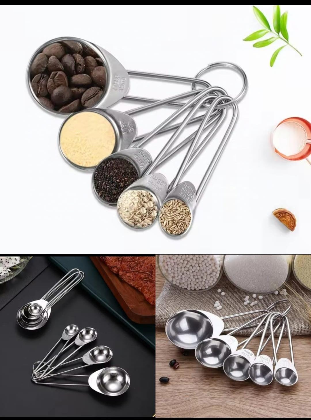 5Pcs Measuring Spoon Set – Baking & Coffee Tools