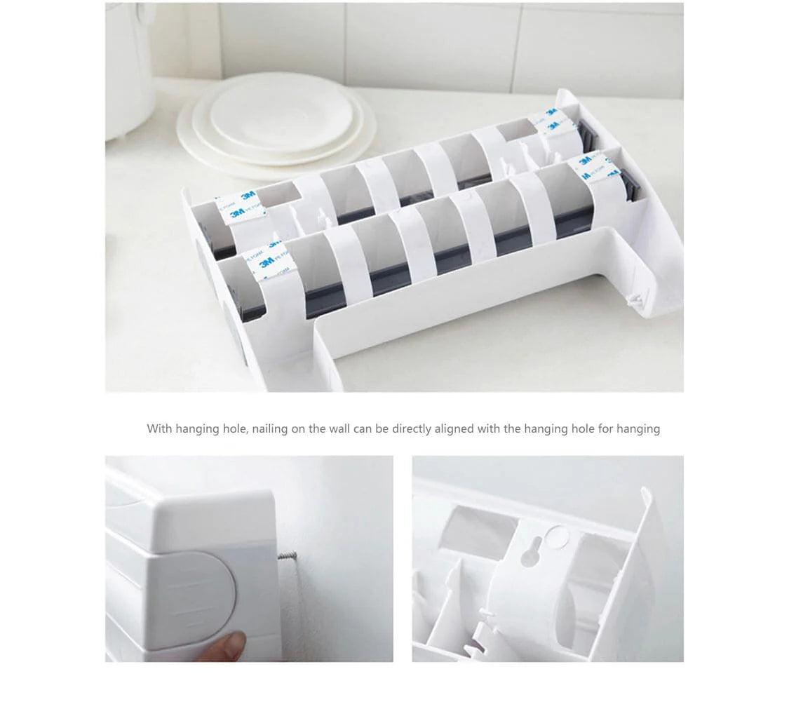3 in 1 Paper Dispenser - Versatile Tissue, Towel, and Wrap Holder for Home and Office
