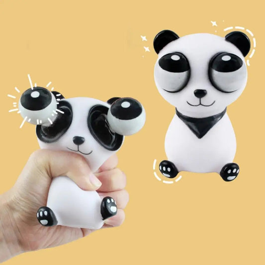 Funny Squeeze Panda Toy – Eyeball Burst Stress Reliever