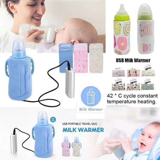 USB Bottle Warmer – Portable Baby Feeder Heating Pouch