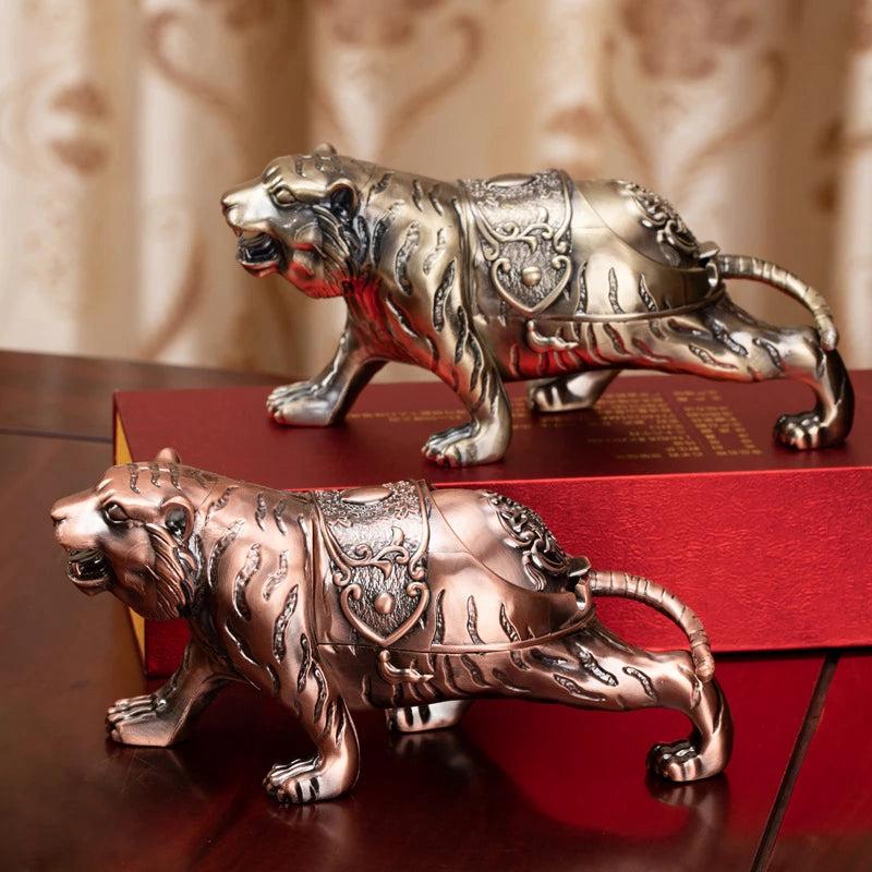 Metal Tiger Ashtray – Creative Smoking Accessory