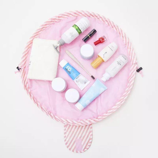 Drawstring Cosmetic Bag for Travel and Storage