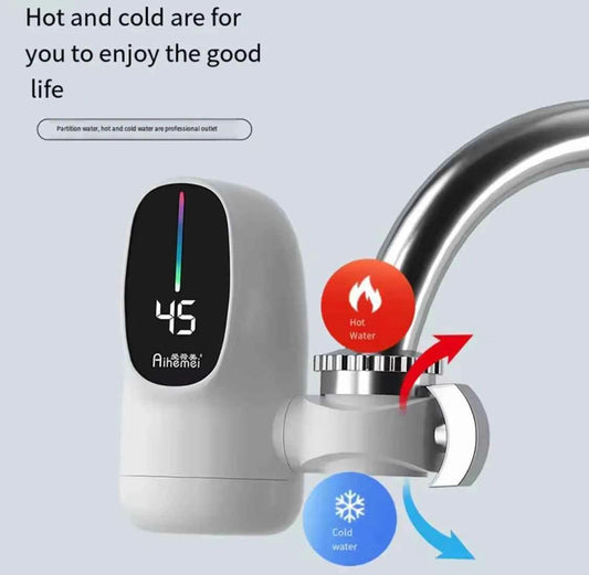 Digital Display Kitchen Faucet Adapter, 3000W.