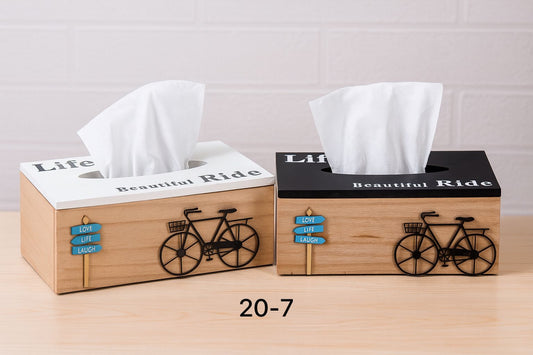 Wooden Tissue Box – Elegant Tabletop Tissue Holder