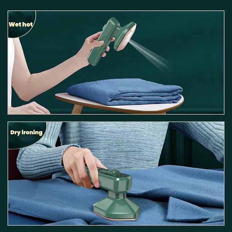 Portable Travel Steamer - Mini Electric Travel Iron for Clothes - Clarify.pk