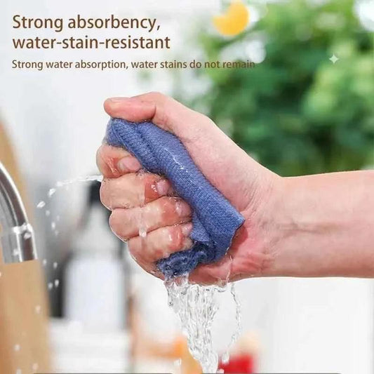 Reusable Pack of 20Pcs/ pack of 10Pcs box Microfiber Towel Absorbent Kitchen Cleaning Dishcloths.