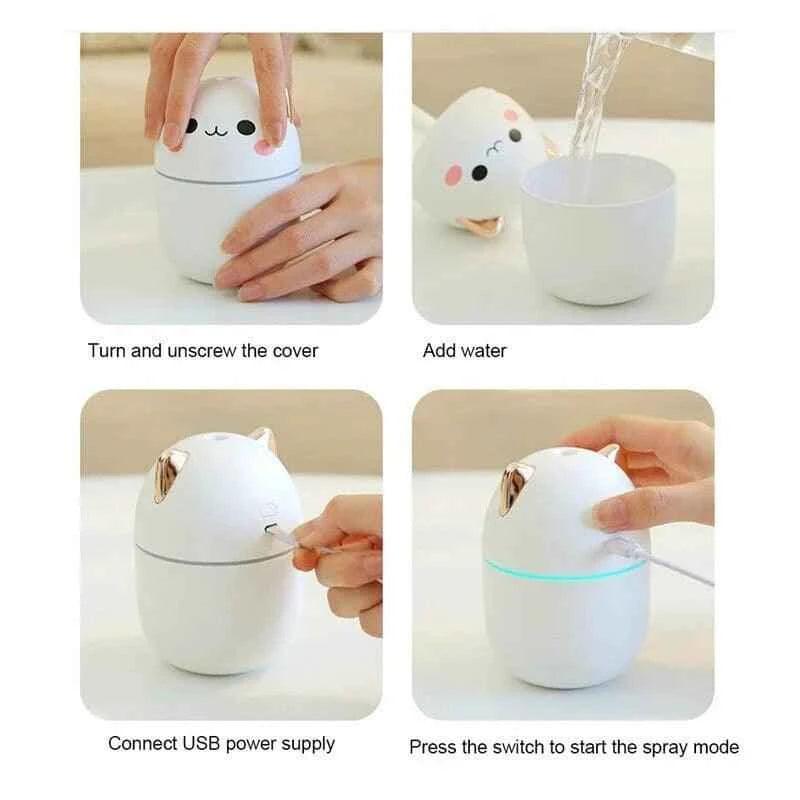 200ml Cute Catty Humidifier,