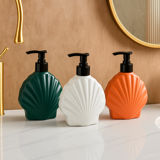 Premium Shell Design Lotion & Soap Dispenser (Each)