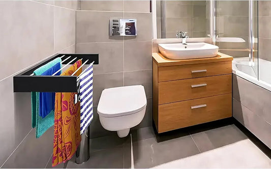 Foldable Cloth Drying Rack – Space-Saving Laundry Stand