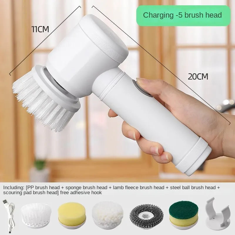 5 in 1 Electric Cleaning Brush for Household Use