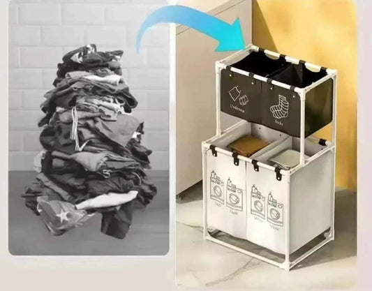 Large Multi Layer Capacity Clothes Hamper.