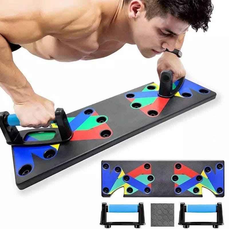 9-in-1 Push Up Rack System for Men and Women.