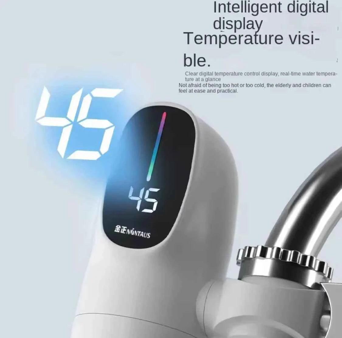 Digital Display Kitchen Faucet Adapter, 3000W.