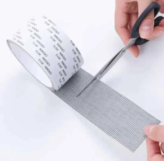 180Cm Self-Stick Mesh Tape for Window and Mosquito Screen Repairs.