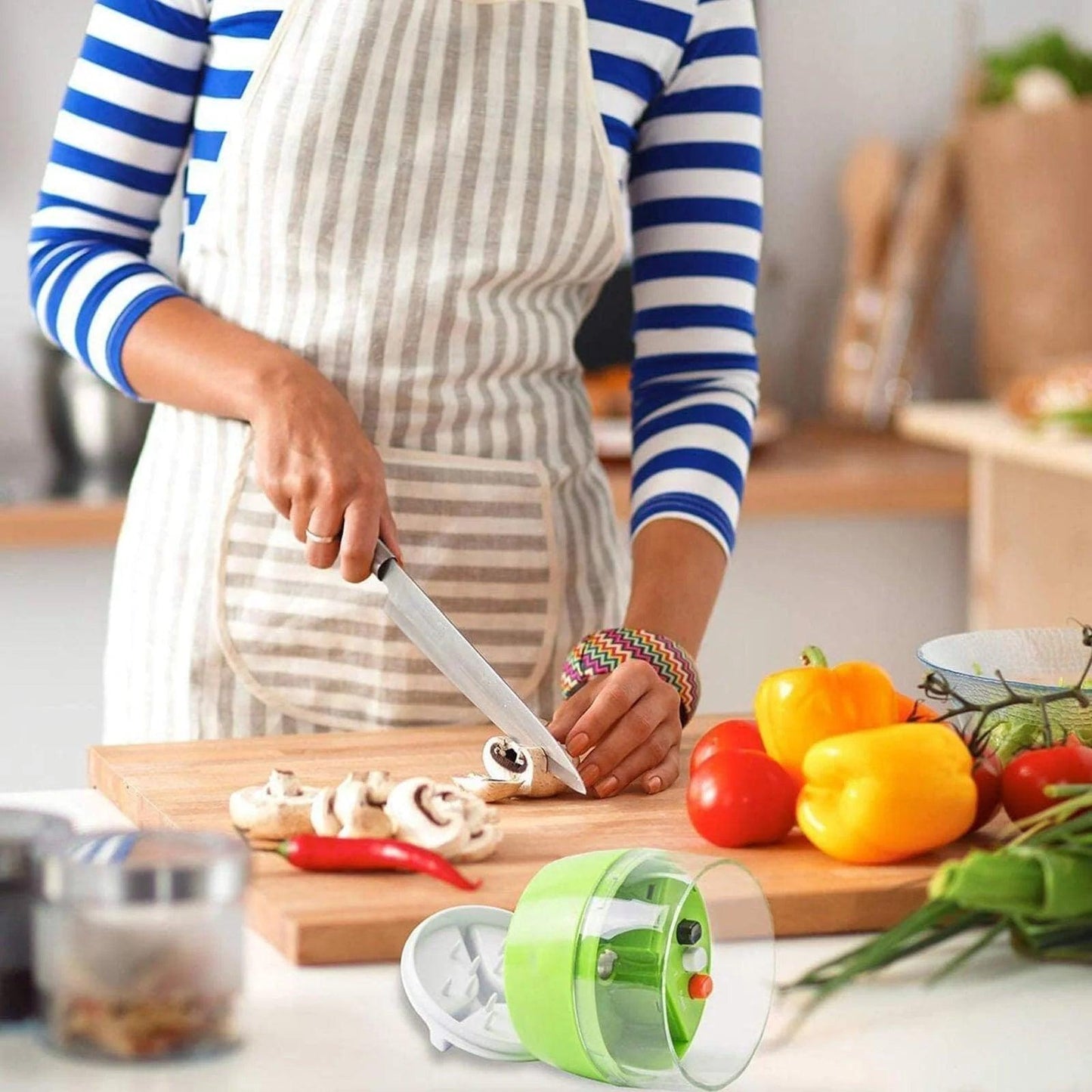 4in1 Vegetable Spiral Cutter for Healthy Meals and Creative Recipes - Clarify.pk